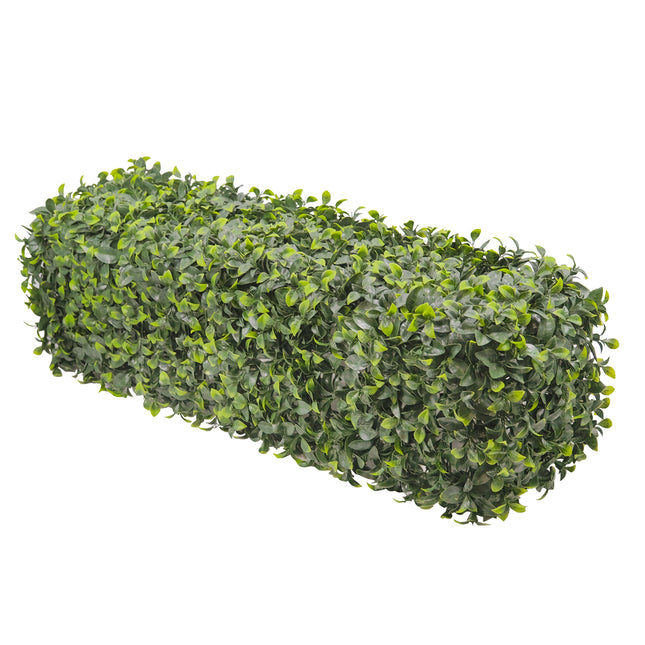 Portable and freestanding artificial hedge screen - Pittosporum - foliage UV protected