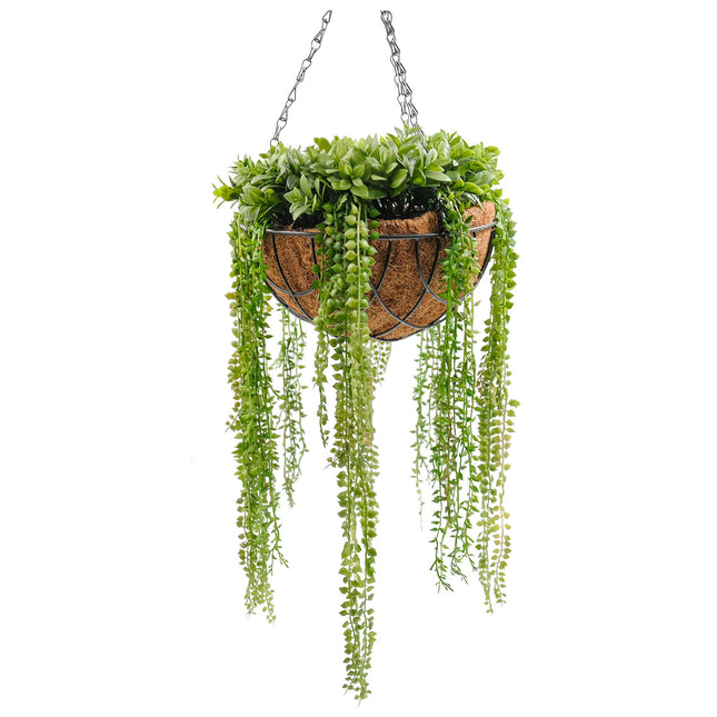 Artificial String Of Pearls with Hanging Basket