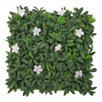 Artificial White Petal Hedge