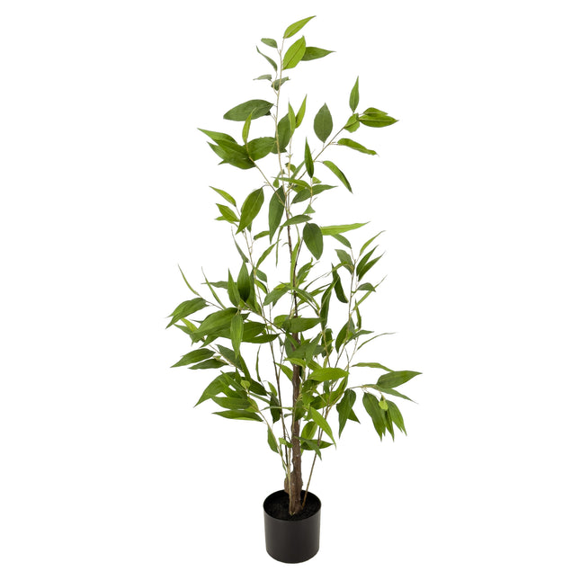 Artificial Tree Eucalyptus gum tree with black colour pot