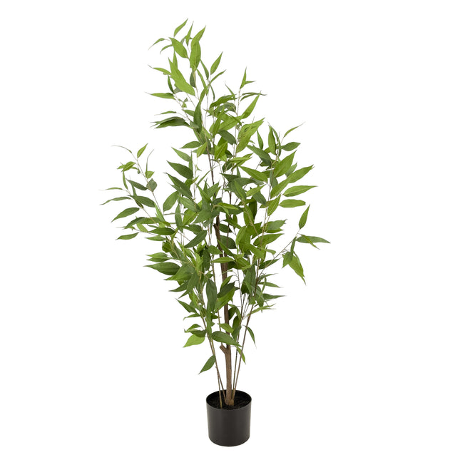 Artificial Tree Eucalyptus gum tree with black colour pot