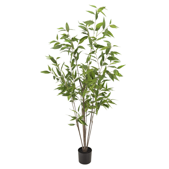 Artificial Tree Eucalyptus gum tree with black colour pot