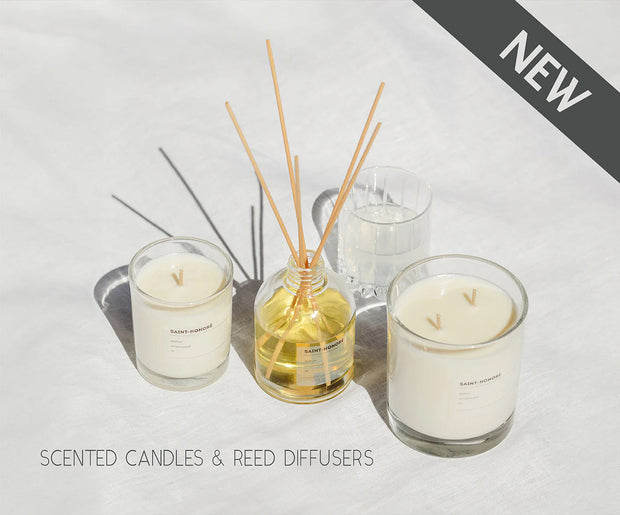 Scented candles and reed diffusers