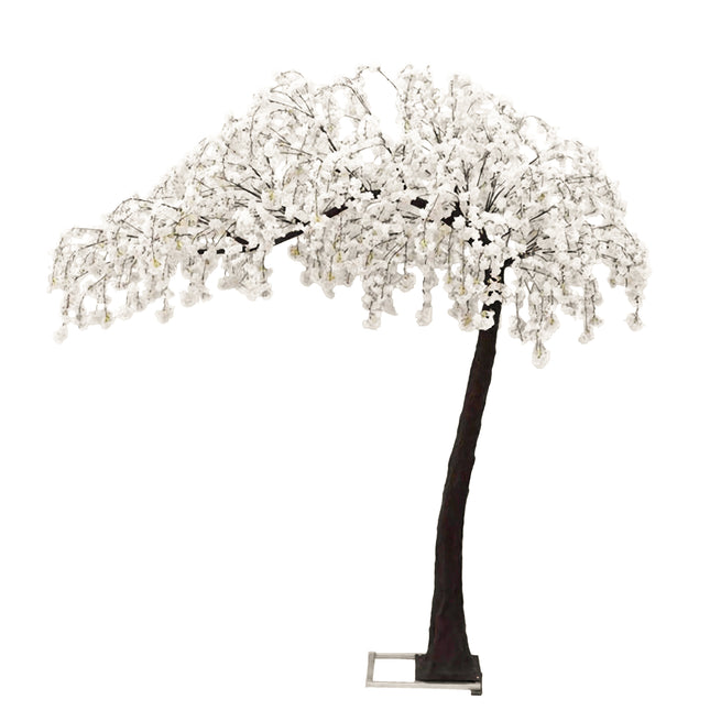 Cherry Blossom Artificial Flowers (Sakura) Tree - White