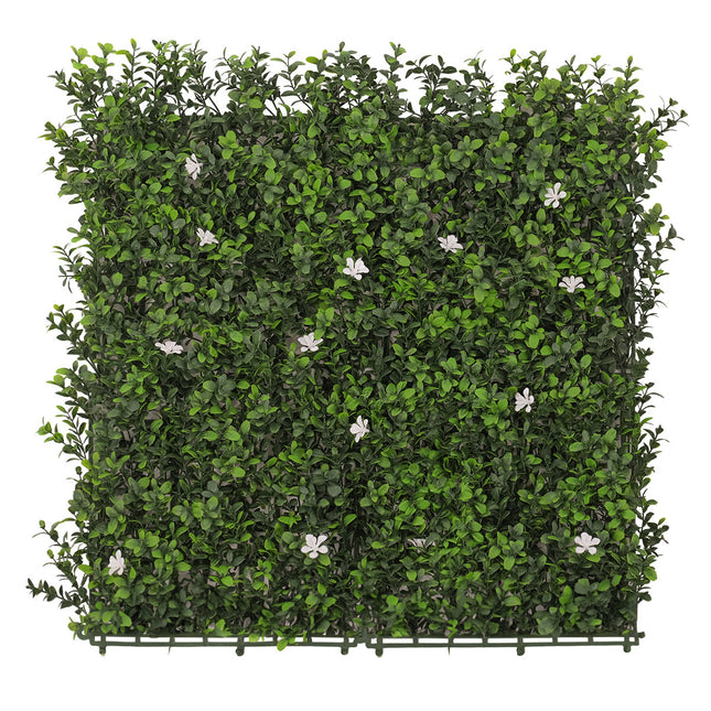 Artificial White Flower Hedge