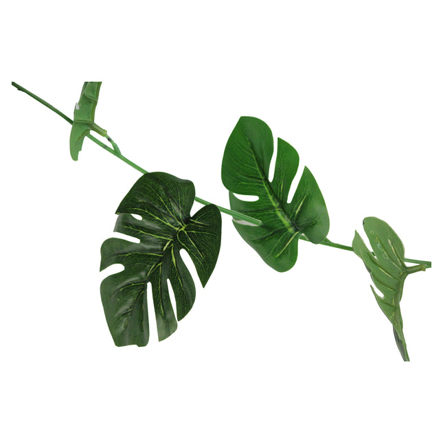 Monstera Vine Garland Dark Green