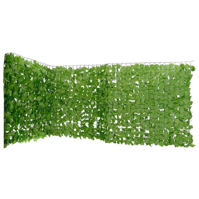 Artificial Hedge - Light Green Ivy Hedge Roll 300x100cm